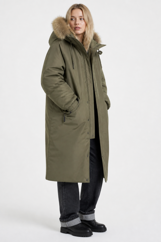 Haki Oversize Parka