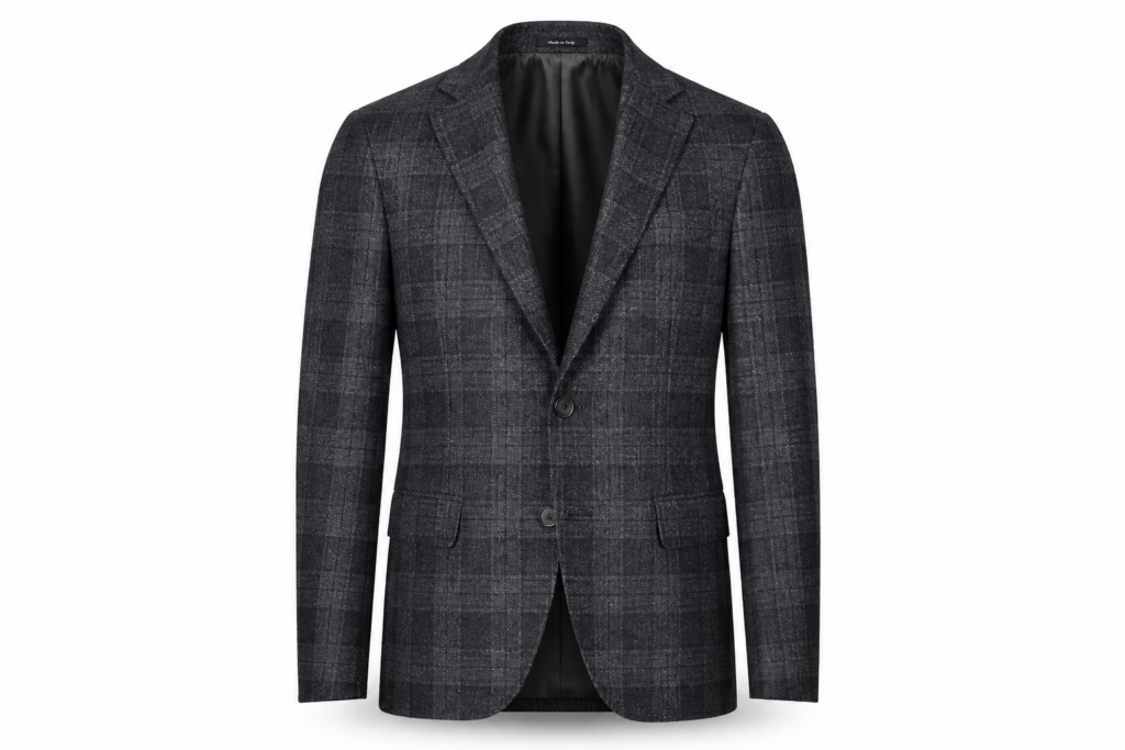 Moda Rota Ekose Desenli Klasik Blazer - Antrasit