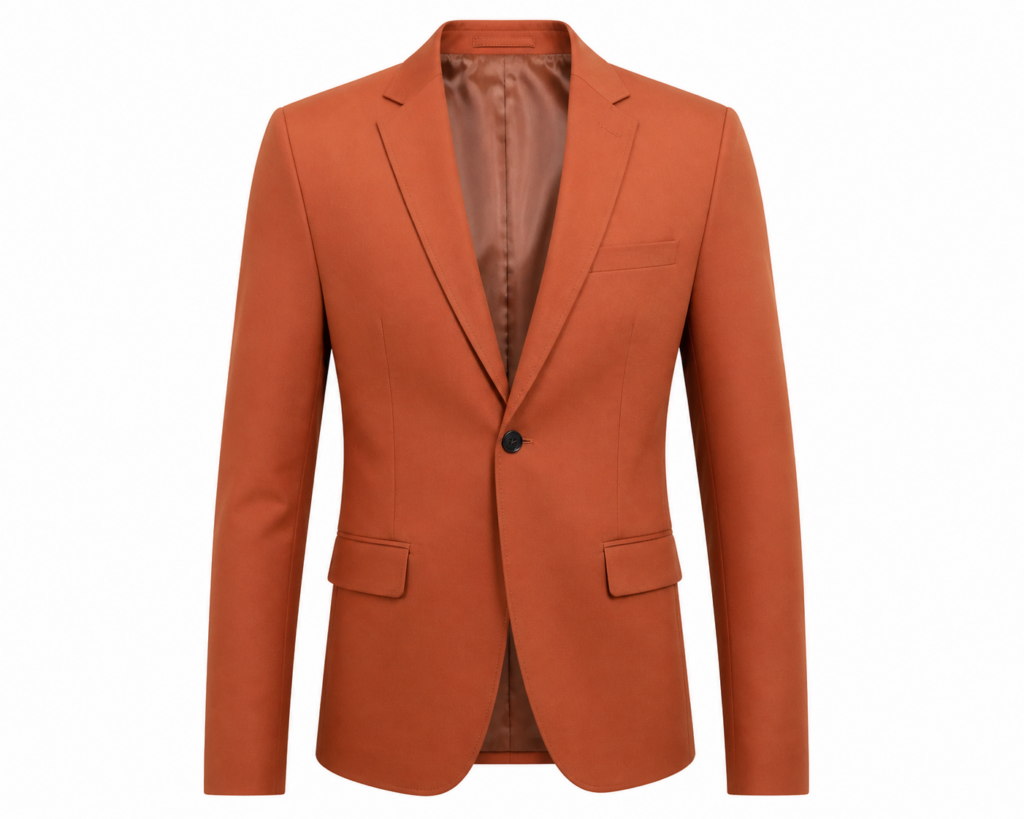 Moda Rota İnce Fit Blazer - Kiremit