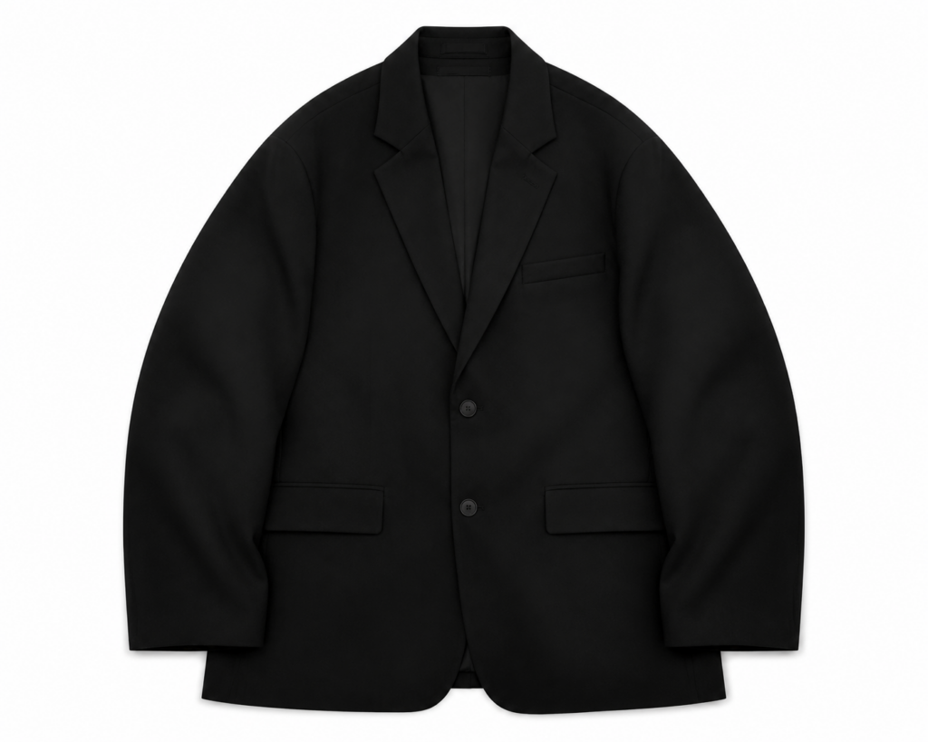 Moda Rota Oversize Fit Blazer - Siyah