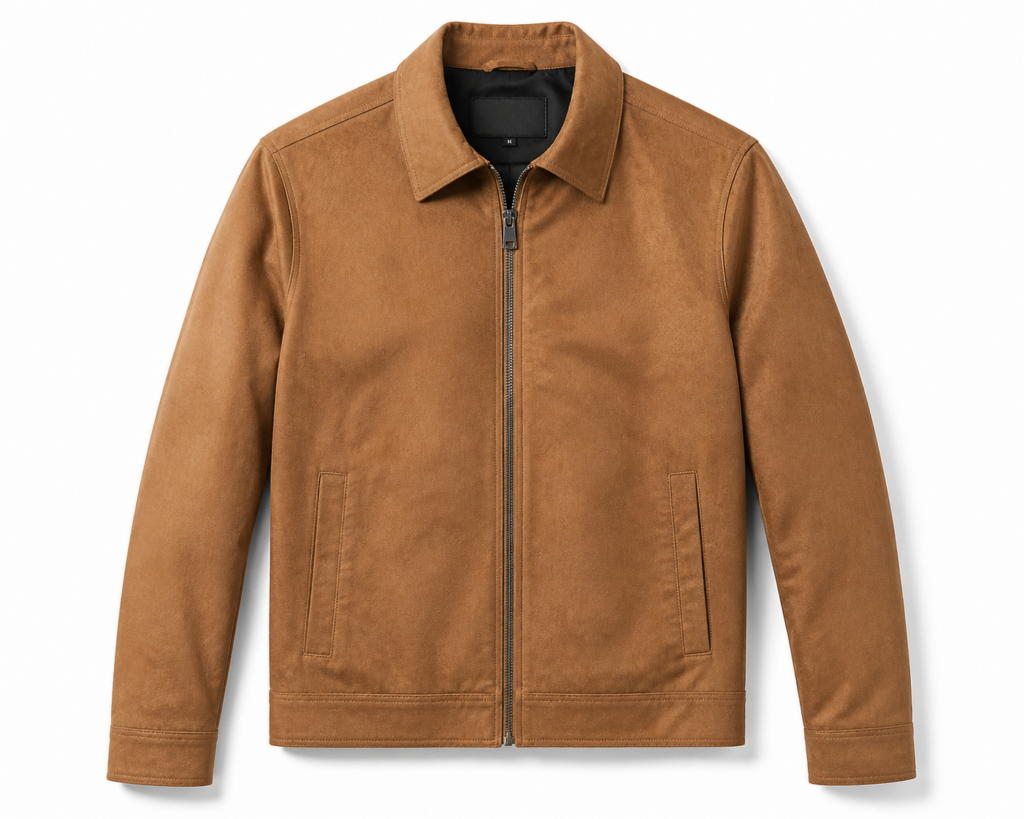 Moda Rota Süet Görünümlü Casual Ceket - Taba